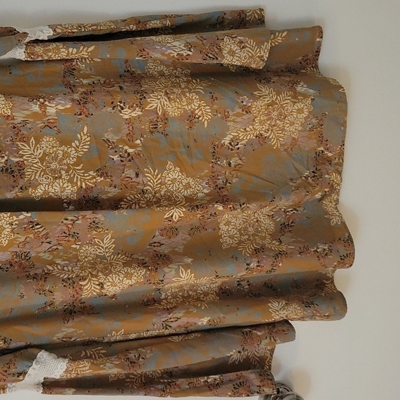 BLISS COUTURE Floral Flare Sleeve Lace Coquette Boho Jumper Mini Festival Dress - Picture 6 of 11